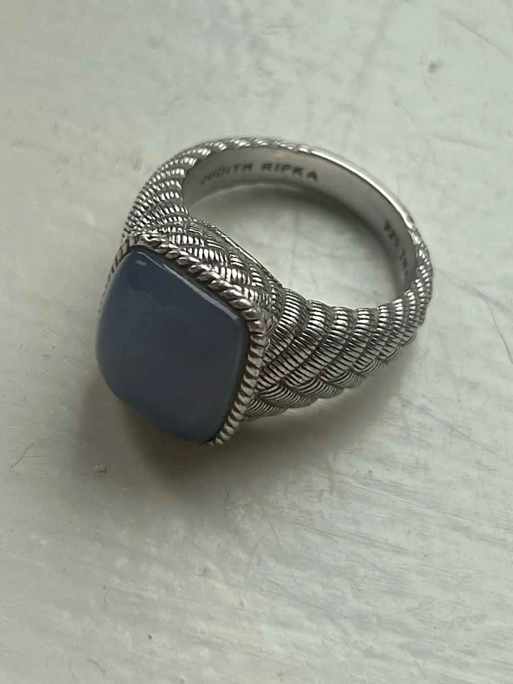 Judith Ripka Blue Ring size 8